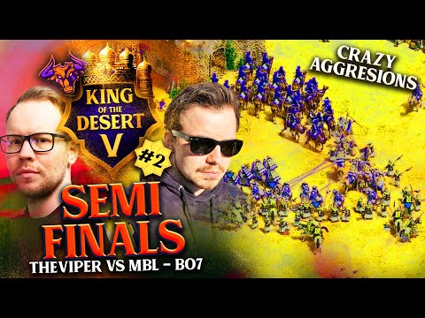TheViper vs MbL KING OF THE DESERT 5 SEMIFINAL #2 #ageofempires2