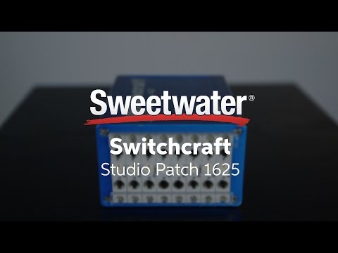 Switchcraft Studio Patch 1625 Small Format Patchbay Overview by Sweetwater