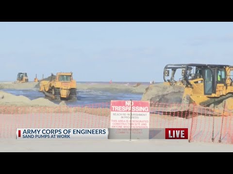 Folly Beach re-nourishment extends to entire beach