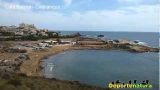 preview picture of video 'Cala Reona Parque Regional Calblanque Cartagena Murcia - Deportenatura'