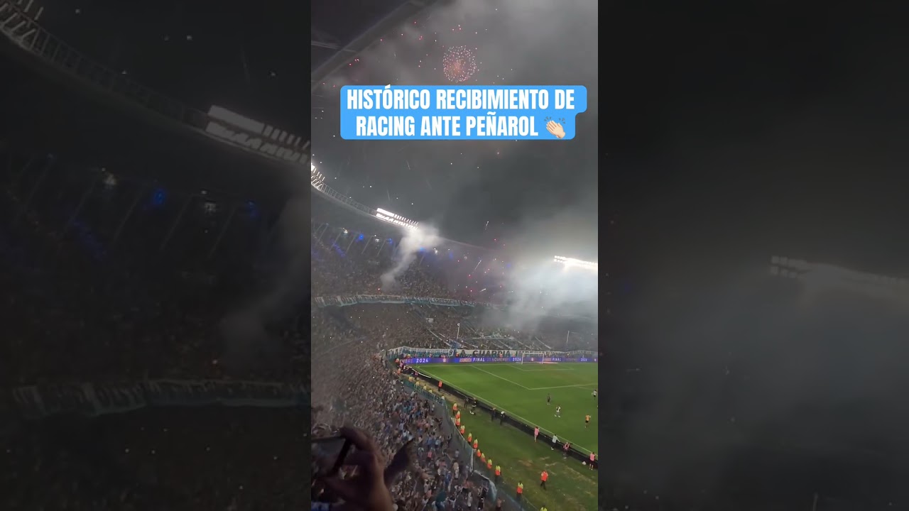 🎉 HISTÓRICO RECIBIMIENTO DE RACING VS PEÑAROL ABAJO DE LA LLUVIA