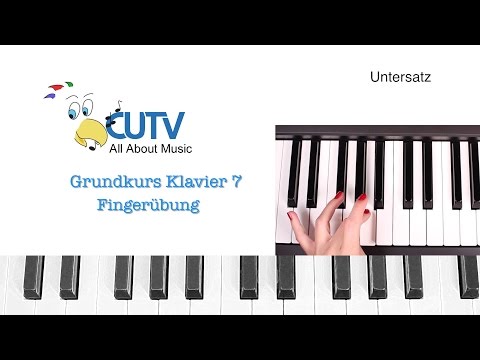 Fingerübung Grundkurs Klavier