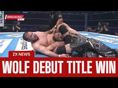 Wrestle Kingdom 20 SHOCKS Tokyo Dome Aaron Wolf DEBUT TITLE WIN + Tanahashi Retirement Emotions