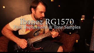Video thumbnail for Ibanez RG1570 - First Impressions & Tone Samples by Christian Arnold