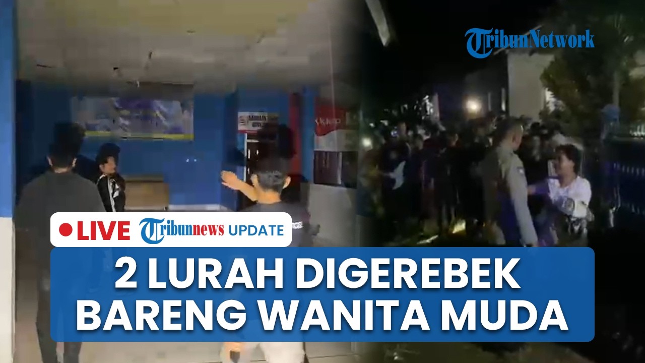LIVE: 2 Lurah di Kendari Digerebek Warga Diduga Pesta Miras Bareng Wanita Muda di Kantor Kelurahan