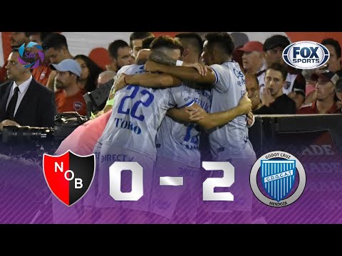 ZEBRA COM DIREITO A GOLAÇO! Veja os melhores momentos de de Newells' Old Boys 0 x 2 Godoy Cruz