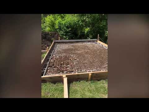 FUNDAMENT FÜR GARTENHAUS