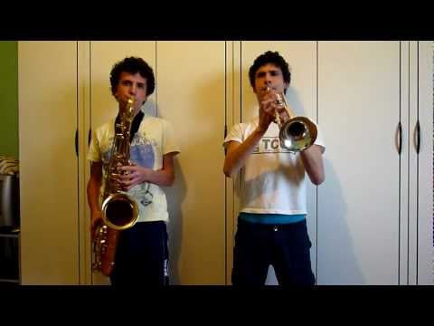 Symphony No. 9 - sax and trumpet cover