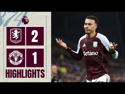 10 Wins in a Row! 🤩 Morgan Rogers' Brace Silences United 🔥 | Aston Villa 2-1 Manchester United