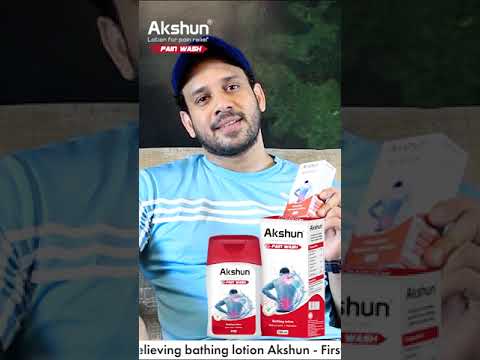 Akshun lotion for pain relief, packaging type: bottle, packa...