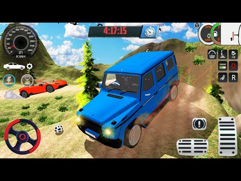 Mountain Car Driving Uphill lambo car game Offroad Jeep Driving Simulator Game Android Gameplay