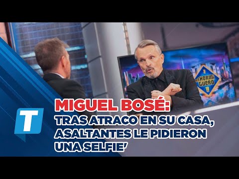 Miguel Bosé cuenta que tras atraco en su casa, asaltantes le pidieron una 'selfie'