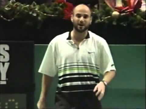 Pete Sampras Imitates McEnroe
