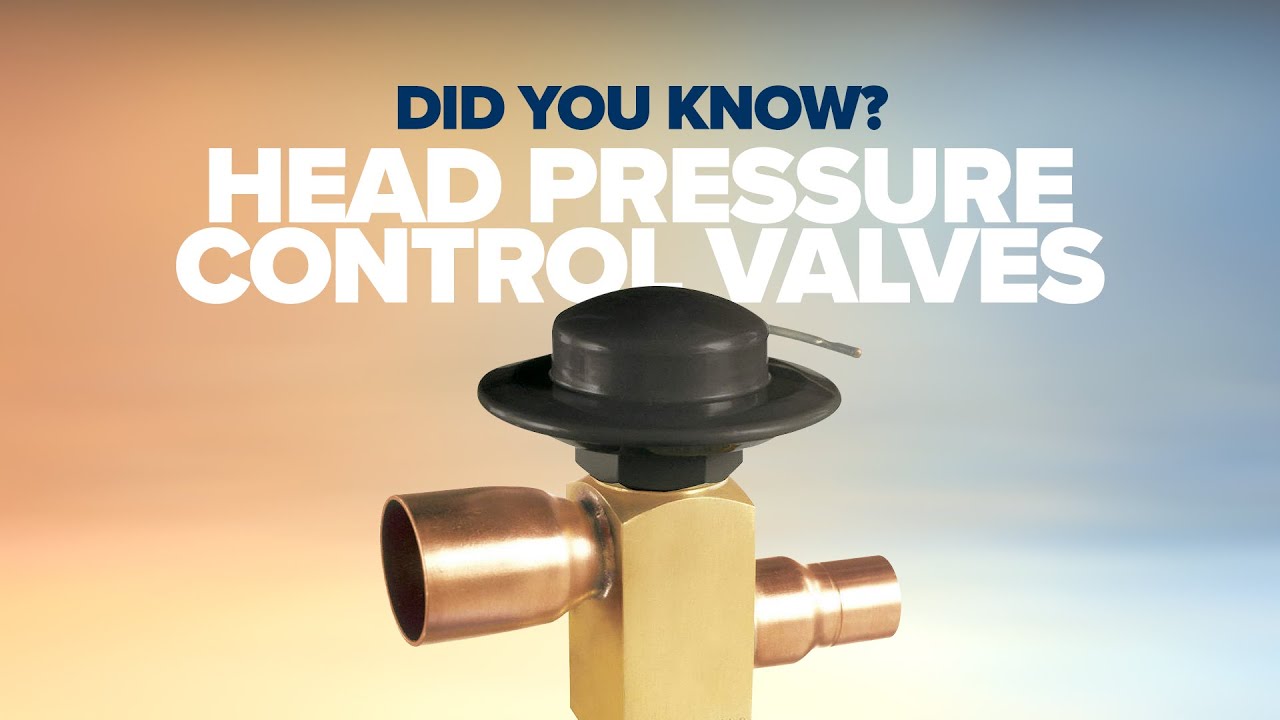 How does a head pressure control valve work? Reading EN