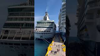 See the difference!….   #cruiseship #cruise #travel #yt #ytshorts