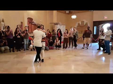 Rico and Adda Tarraxinha demo at Só Kizomba Festival 2017