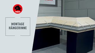 mastgoot aluminium antraciet, gootbeugel
