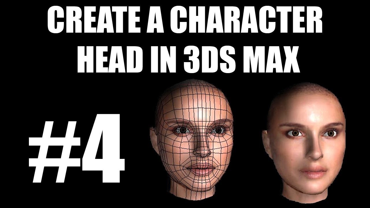 Human Character Head Modelling of Natalie Portman - 3ds Max Tutorial - video 14