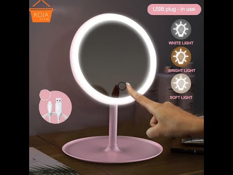 Led Light Mirror Stand For Makeup