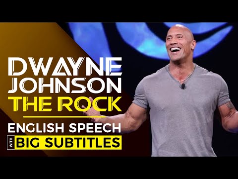 Dwayne The Rock Johnson's Eye Opening Speech  Best MOTIVATION Ever with BIG SUBTITLES