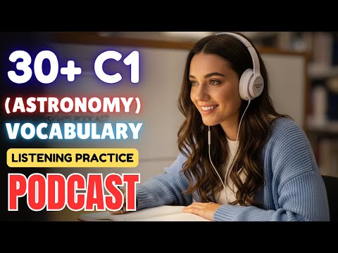 30+ C1 Level Vocabulary on (Astronomy) || Advanced English Listening Practice