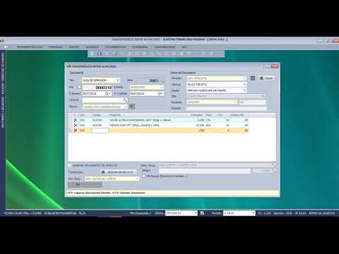 Transferencia entre Almacenes