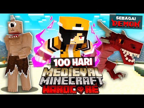 100 Days in Minecraft Medieval HARDCORE As DAEMON