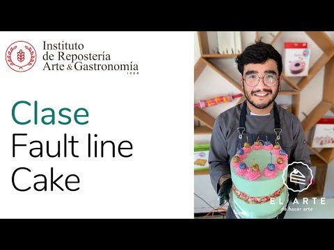 Fault Line Cake - Exposed Kitchen Class The Art of Making Art