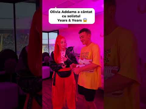 Olivia Addams a cantat cu solistul de la Years and Years 😱