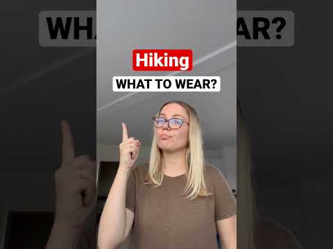 HIKING CLOTHES + WHAT TO WEAR HIKING? | OUTFITS for HIKING #shorts #hiking #traveltips