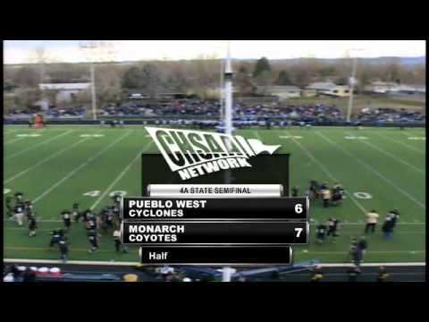 2012 CHSAA 4A Football State Semifinal - Pueblo West at Monarch