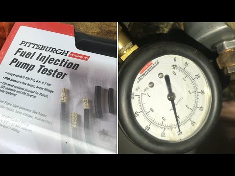 USING fuel injection pump tester (harbor freight) pittsburgh