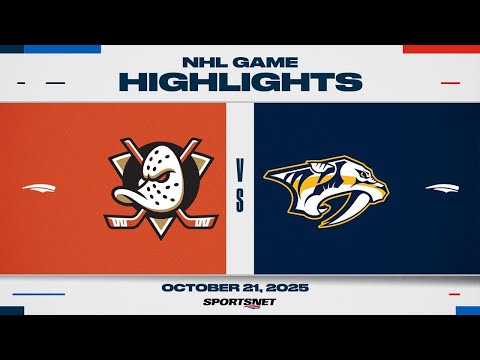 NHL Highlights | Ducks vs. Predators - October 21, 2026
