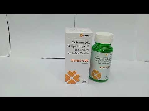 Murine 300 Co Enzyme Q10 Omega-3 Fatty Acids Lycopene Soft Gelatin Capsules