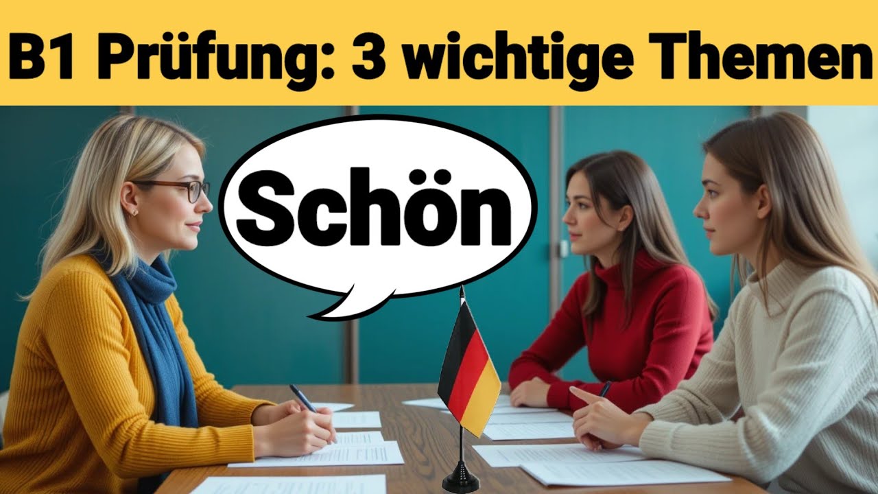 German Oral Exam B1 | Planning something together/Dialogue | 3 important topics | Speaking Part 3