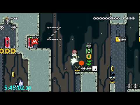 Super Mario Maker - Hard Blind Kaizo Race #159: Cloonthony's Copacabanga (Race)