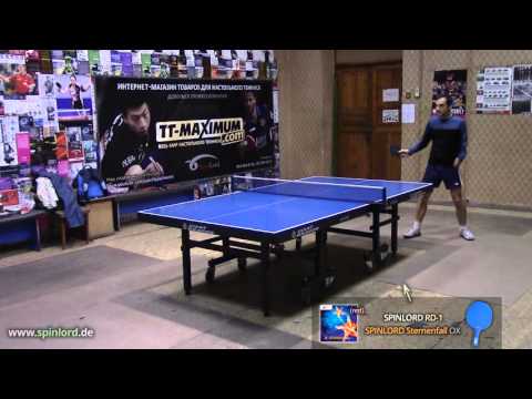 BH attack technique with long pips OX - SPINLORD Sternenfall on SPINLORD Defender and RD-1 blades