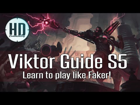 ヴィクトールガイド シーズン5 - フェイカーのようなヴィクトールの遊び方!(ルーン、マスタリー、アイテムビルド、召喚獣) (Viktor Guide Season 5 - How to play Viktor like Faker! (Runes, Masteries, Item Build and Summoners))