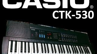 Video thumbnail for CASIO CTK-530 by Keyboards - review - repair