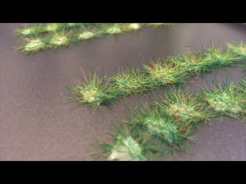 DIY Static Grass Tufts - Model Railway - How-to