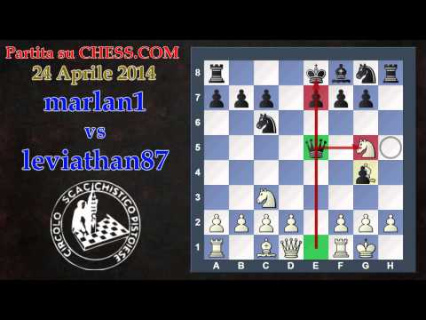 Chess.com - marlan1 vs Leviathan87 - Una Difesa Scandinava d'Attacco - Scacchi LIVE