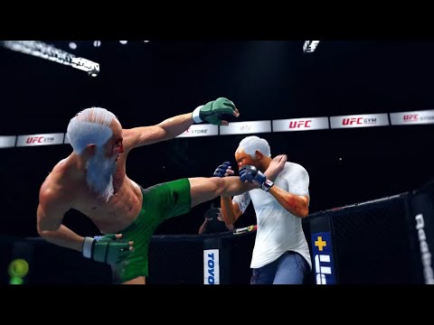Mr. Burns vs. Old Bruce Lee - EA sports UFC 4