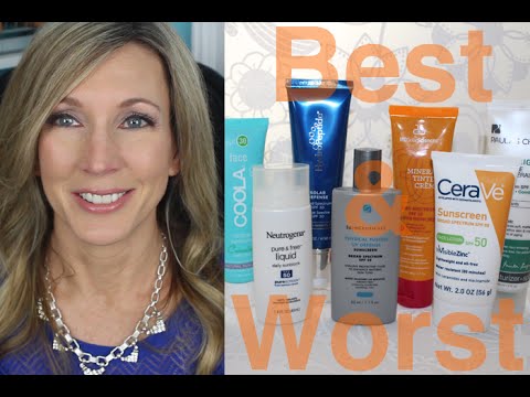 BEST & WORST ~ Testing Mineral Sunscreens for Face Video