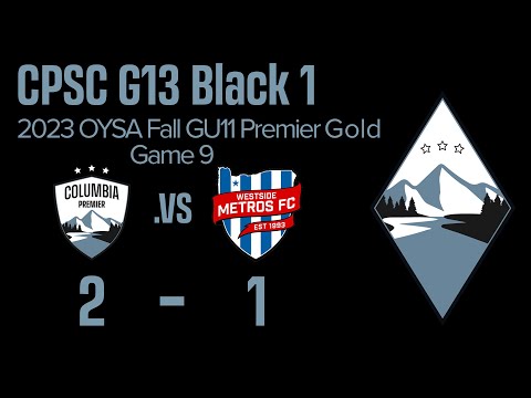 CPSC G13Black1 Fall 2023 U11 - Game 9 vs. Westside Metros 13G Copa Red (2-1)