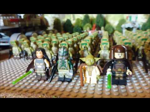 LEGO Star Wars Phase 2 Clone Army 2018 & Battle of Utapau Battle of Kashyyyk and Geonosis dioramas