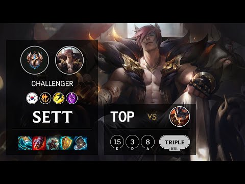Sett Top vs Rumble - KR Challenger Patch 11.12