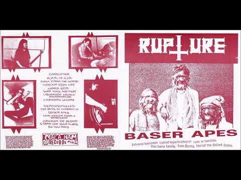 Rupture - "Baser Apes" 7" 1993 (Vinyl Rip)