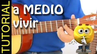 A medio vivir - Noel Schajris - Ricky Martin - Como tocar en guitarra