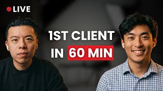 Getting Your First Client in 60 Minutes (Free Live Breakdown)