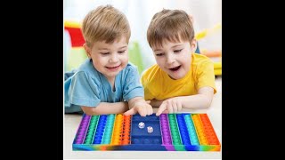 Pop It Game Board - Fidget Board Game- Popit Ludo/chess Game